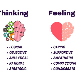 profile_Think they are a feeling type but are actually a thinking type.