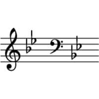 B-flat major scale MBTI Personality Type image