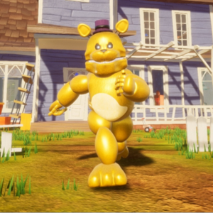 Sprinting Fredbear MBTI Personality Type image